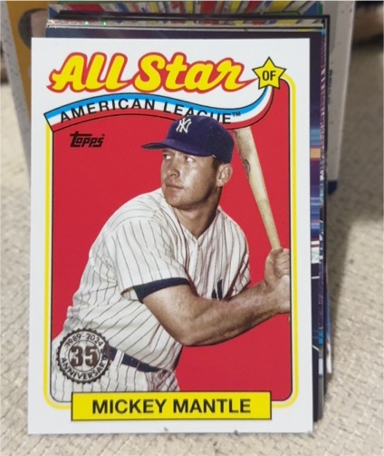 2024 Topps Series 2 1989 Topps All-Star Insert #89ASB-48 Mickey Mantle — front