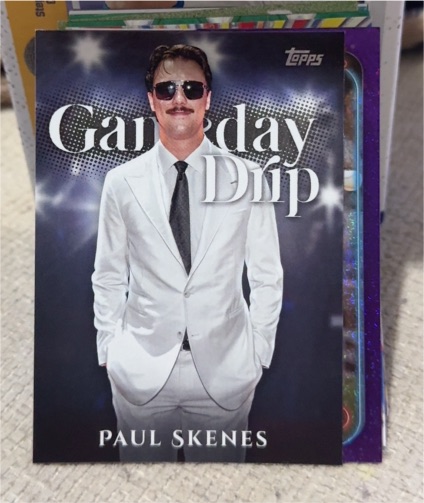 2025 Topps Series 1 Celebration Game Day Drip #GD-8 Paul Skenes — front