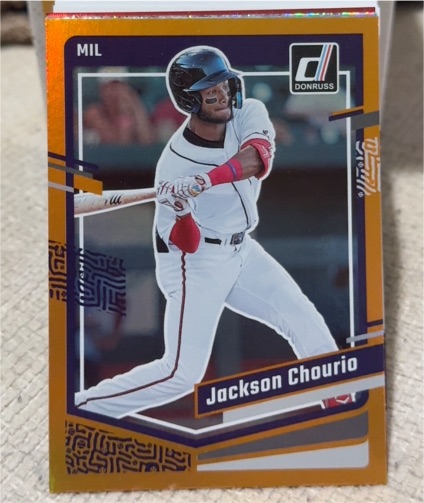 2023 Donruss #106 Jackson Chourio — front