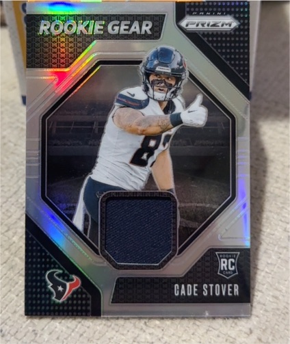 2024 Panini Prizm Rookie Gear #RG-CSR Cade Stover — front