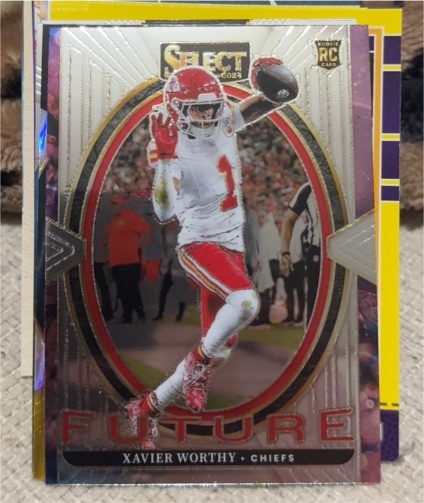 2024 Panini Select #8 Xavier Worthy Select Future — front