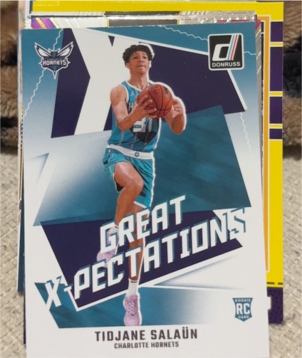 2024-25 Panini Donruss #8 Tidjane Salaun Great X-Pectations — front