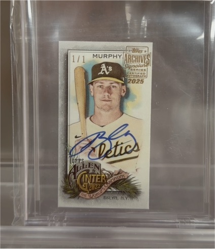 2022 Topps Allen & Ginter Archives Signature Series #1/1 Murphy — front