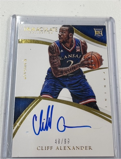 2015 Panini Immaculate #369 Cliff Alexander — front
