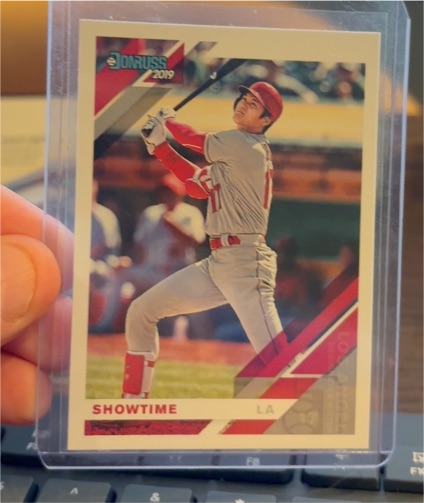 2019 Donruss #164 Shohei Ohtani Showtime Variation — front