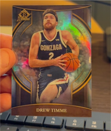 2022-23 Bowman University Chrome Basketball Invicta #BI-6 Drew Timme — front