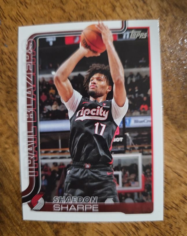 2025-26 Topps #127 Shaedon Sharpe — front
