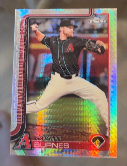 2025 Topps Chrome #17 Corbin Burnes — front