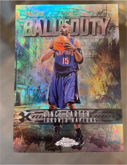 2025-26 Topps Chrome #BD-20 Vince Carter Ball of Duty — front