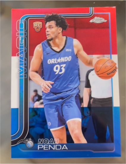2025-26 Topps Chrome #282 Noah Penda — front