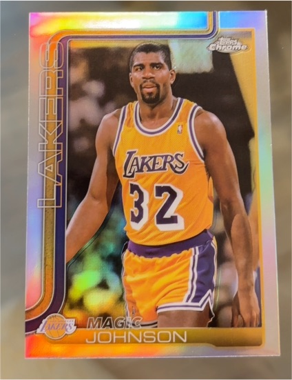 2025-26 Topps Chrome #244 Magic Johnson — front