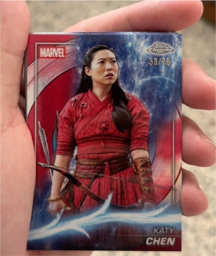 2025 Topps Chrome Marvel Studios #58 Katy Chen — front