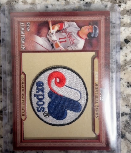 2011 Topps Commemorative Patch #TLMP-RZ Ryan Zimmerman — front