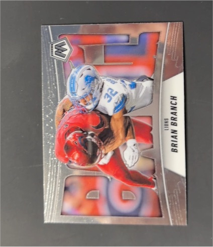 2025 Panini Mosaic Bang! #13 Brian Branch — front