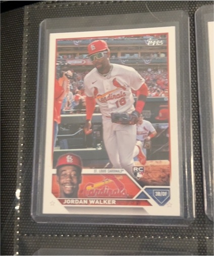 2023 Topps #344 Jordan Walker — front