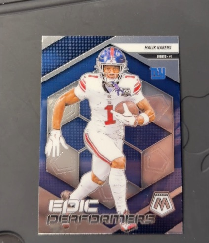 2025 Panini Mosaic #11 Malik Nabers Epic Performers — front