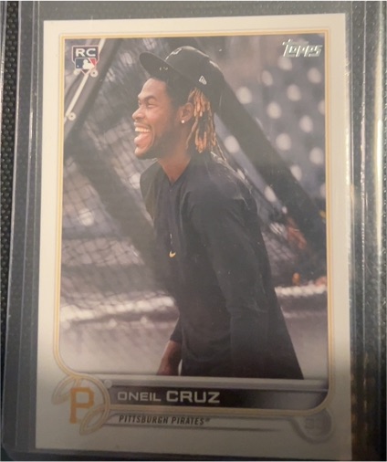 2022 Topps #537 Oneil Cruz Rookie Image Variation — front