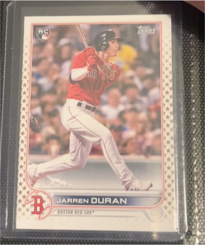 2022 Topps Series 1 #187 Jarren Duran — front