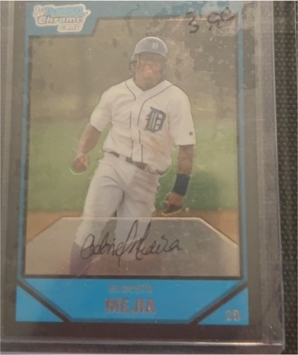 2007 Bowman Chrome #3 Adriel Mejia — front