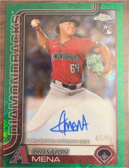 2025 Topps Chrome #RA-CME Cristian Mena — front