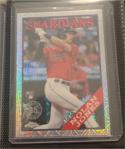 2023 Topps 1988 Chrome Silver Pack Mojo #T88C-59 Nolan Jones — front