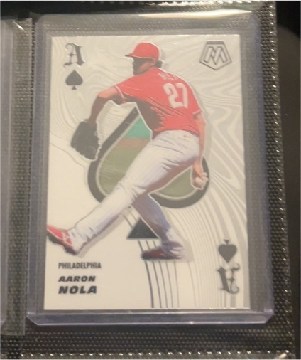2021 Panini Mosaic Aces #ACE13 Aaron Nola — front
