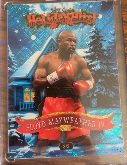 2025 Wild Card Holiday Hits! #3 Floyd Mayweather Jr — front