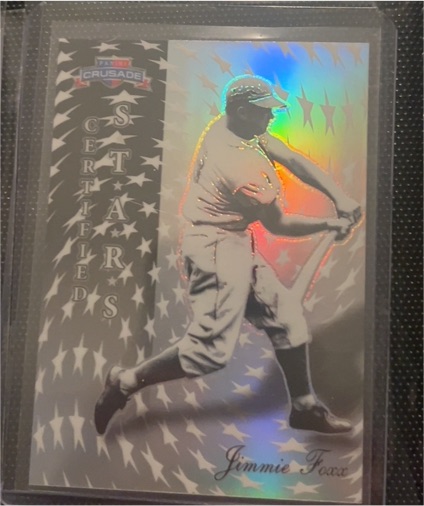 2025 Panini Crusade Certified Stars #9 Jimmie Foxx — front
