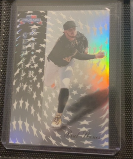 2025 Panini Crusade #13 Paul Skenes Certified Stars Silver Prizm — front