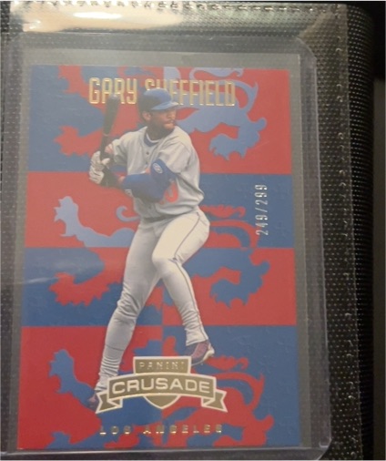 2025 Panini Crusade #135 Gary Sheffield — front