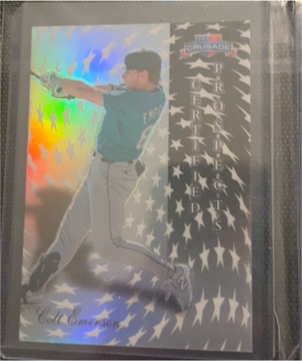 2025 Panini Crusade Certified Prospects #2 Colt Emerson — front