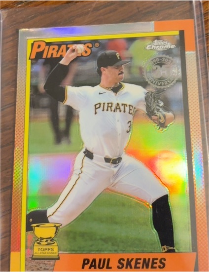 2025 Topps Chrome - 1990 Topps Baseball #90CB-13 Paul Skenes — front