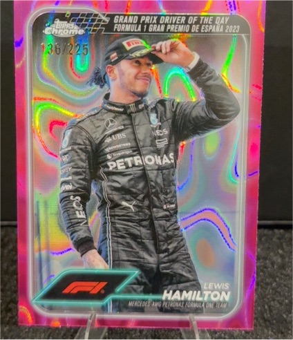 2024 Topps Chrome Formula 1 #165 Lewis Hamilton — front