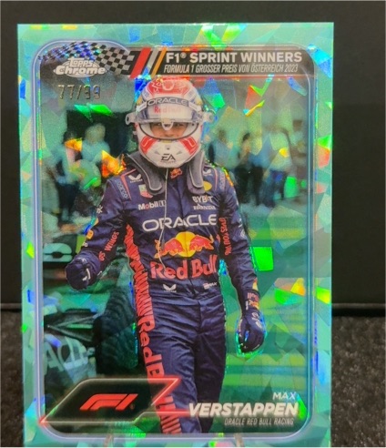 2024 Topps Chrome Formula 1 #149 Max Verstappen F1 Sprint Winners — front