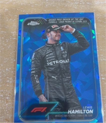 2024 Topps Chrome Formula 1 #165 Lewis Hamilton — front
