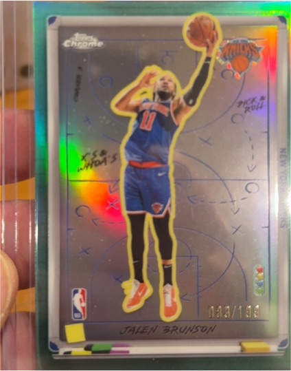 2025-26 Topps Chrome #XW-2 Jalen Brunson — front