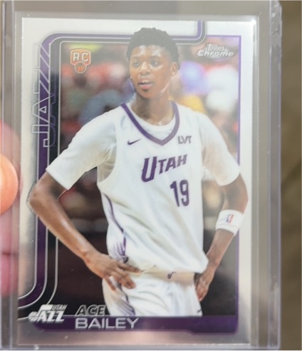 2025-26 Topps Chrome #255 Ace Bailey — front
