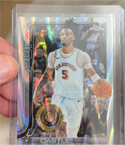 2025-26 Topps Chrome #228 Stephon Castle — front