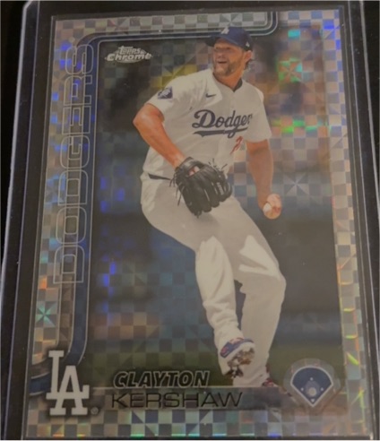 2025 Topps Chrome #88 Clayton Kershaw — front