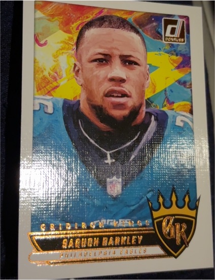 2025 Donruss Gridiron Kings #GK-SBY Saquon Barkley — front