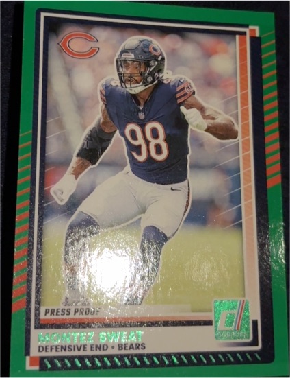 2025 Donruss Press Proof Green #Montez Sweat — front