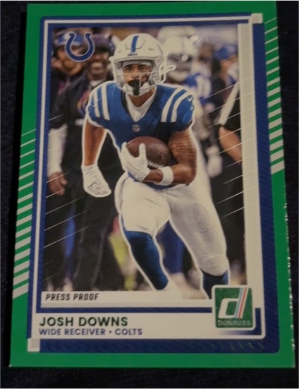 2025 Panini Donruss #42 Josh Downs — front
