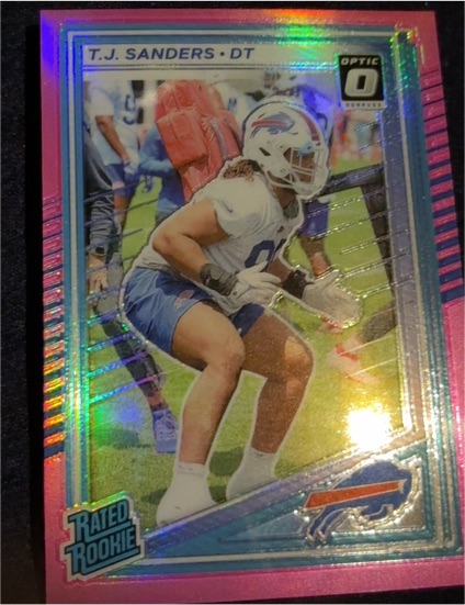 2025 Donruss Optic #351 T.J. Sanders — front