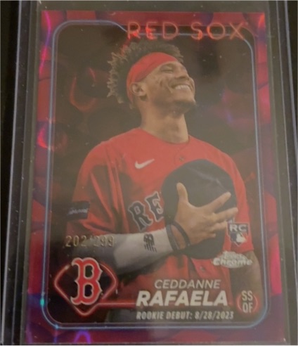 2024 Topps Chrome Update #USC44 Ceddanne Rafaela — front