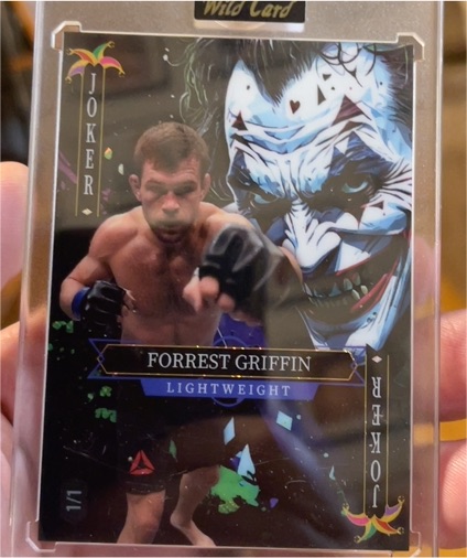 2025 Wild Card Jokers Wild 1/1 Forrest Griffin — front