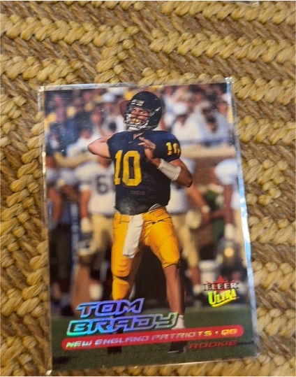 2000 Fleer Ultra #234 Tom Brady Rookie Card — front
