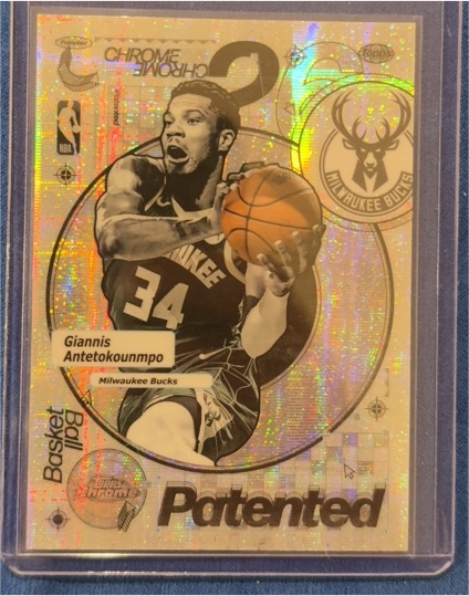 2025 Topps Chrome #PD-4 Giannis Antetokounmpo Patented — front
