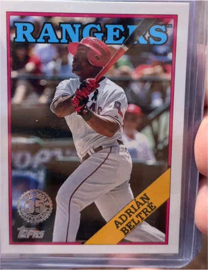 2023 Topps Update #88US-45 Adrián Beltré 1988 Topps Baseball 35th Anniversary — front