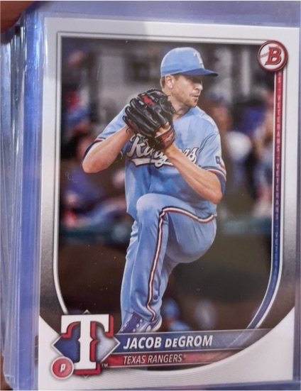 2025 Bowman #28 Jacob deGrom — front