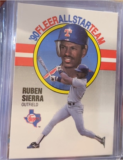1990 Fleer All-Star Team #11 Ruben Sierra — front